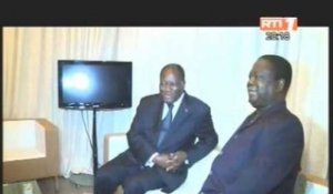 Le Chef de l'Etat Alassane Ouattara a rendu visite à son ainé Henri Konan Bédié