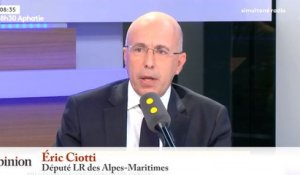 Éric Ciotti : «Le seul endroit où tous ces éléments se trouvent, c’est à Bercy»