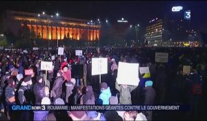 Roumanie : manifestations contre le gouvernement à Bucarest