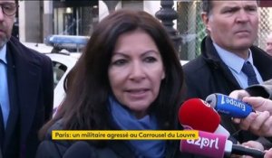 Agression de militaires au Louvre : Anne Hidalgo salue "l'extrême efficacité des forces de l'ordre"