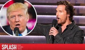Matthew McConaughey dit qu'Hollywood devrait embrasser Donald Trump