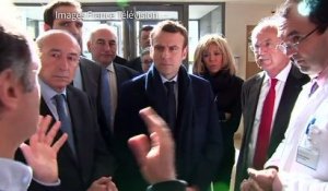 Macron:"L'hôpital est la clé de voûte de notre systeme de santé"