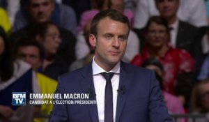 A Lyon, Macron se pose en adversaire à Melenchon et à la famille Le Pen