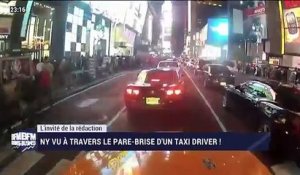 New York vu à travers le pare-brise d'un taxi driver - 04/02