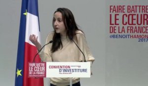 Discours de Julia Cagé à l'investiture de Benoît Hamon