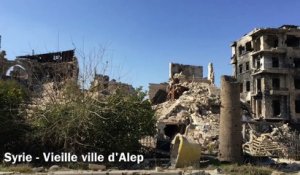 Au cœur de la vieille ville d'Alep en Syrie