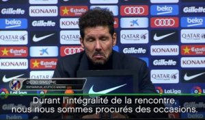 Copa del Rey - Simeone : "Je suis fier de mon équipe"
