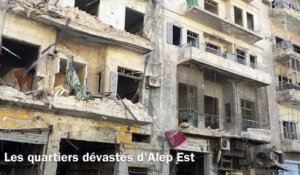 Syrie : découvrez les ruines d'Alep Est