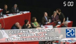 Occitanie: Vif échange entre un élu Fn et la présidente de région