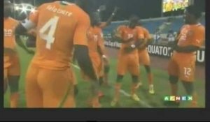 CAN 2012/Groupe B. Côte d'Ivoire- Angola. 2èm But des Éléphants inscrit par Boni Wilfried
