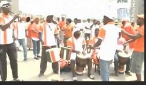 CAN 2012: Les supporteurs ivoiriens satisfait de leurs nouvelles conditions d'herbergement