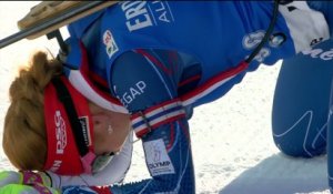 Biathlon - ChM (F) Hochfilzen : L'arrivée de Koukalova