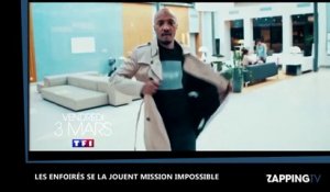 Les Enfoirés 2017 : Jenifer, Kendji Girac, Soprano… La troupe parodie Mission Impossible (Vidéo)