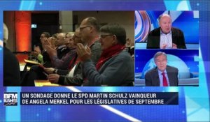 Sondage : Martin Schulz devant Angela Merkel pour les législatives