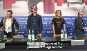 Berlinale: Deneuve et Frot présentent "Sage femme"
