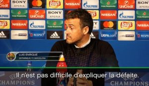8es - Enrique : "Clairement inferieurs "