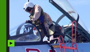 Le chasseur Su-35C, maître du ciel dans une vidéo du ministère de la Défense russe