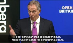 Tony Blair appelle les Britanniques anti-Brexit à la résistance