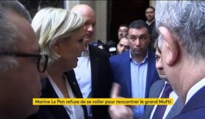 Marine Le Pen refuse de porter le voile pour rencontrer le mufti à Beyrouth
