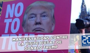 Londres: Manifestation contre la visite d'Etat de Donald Trump