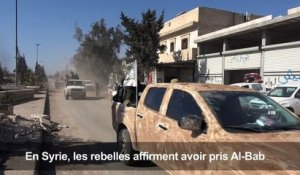 Syrie : des rebelles disent avoir repris Al-Bab à l'EI