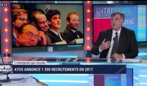 L'entreprise qui recrute: Atos, 1 300 recrutements en 2017 - 25/02