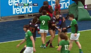Rugby : 6 Nations féminin - Les Bleues marquent le premier essai