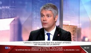 LCI : Laurent Wauquiez pense que ce sera "l'apocalypse" si François Fillon se retire