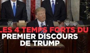 Les 4 temps forts du discours de Trump au congrès