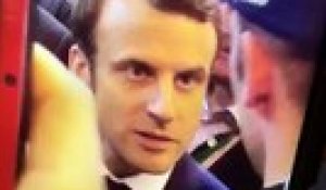 Macron reçoit un oeuf au Salon de l'agriculture!!
