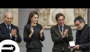 Letizia d'Espagne : Gravure de mode pour un sculpteur décoré