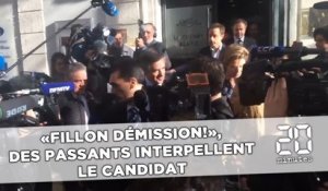 «Fillon démission!», en visite à Nîmes, le candidat est interpellé par des passants