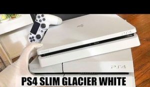 PS4 Slim Blanche Glacier White : notre UNBOXING complet !