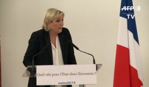 L'euro est "un cadavre qui bouge encore" dit Marine Le Pen