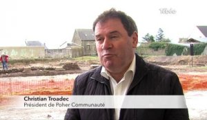 Carhaix. La première pierre du futur centre Vorgium posée