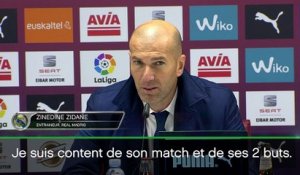 26e j. - Zidane : "Très content de Benzema"