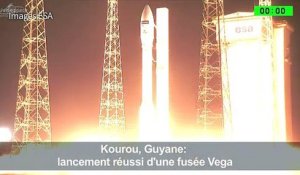 Une fusée Vega lance un satellite d'observation de la Terre