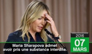 7 mars - Le jour où la carrière de Sharapova a pris un mauvais tournant