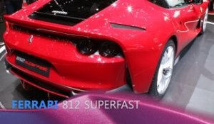 Ferrari 812 Superfast en direct du salon de Genève 2017