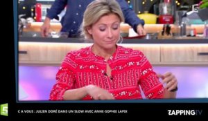 C à vous : Julien Doré danse un slow avec Anne-Sophie Lapix (vidéo)
