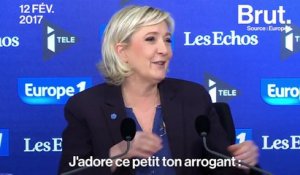 Marine Le Pen joue les imitatrices