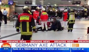 Allemagne: Attaque à la hache à la gare de Düsseldorf: Au moins 5 blessés - Un suspect arrêté