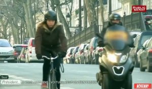 Paris : Une cycliste a une altercation avec un homme à scooter sur une piste cyclable