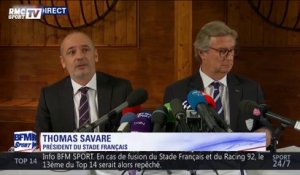 Fusion Racing 92 et Stade Français : "Nous garderons les valeurs des deux clubs" - Thomas Savare