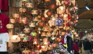 Grand travaux et peu de tourisme dans le Grand Bazar à Istanbul