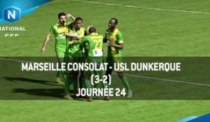 J24 : Marseille Consolat - USJ Dunkerque (3-2), le résumé