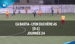 J24 : CA Bastia - Lyon Duchère AS (0-1), le résumé