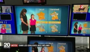 Trisomique, Mélanie se prépare à présenter la météo sur France 2