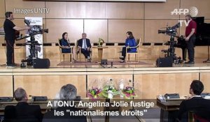 ONU : Angelina Jolie fustige les populismes