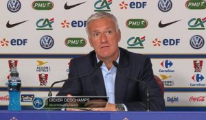 Bleus - Deschamps : "Jouer en Ligue 1 n'est pas un critère de sélection"